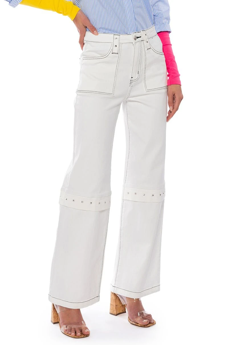ADDY STUDDED HARDWARE RELAXED FIT JEANS 3 ADDY STUDDED HARDWARE RELAXED FIT JEANS