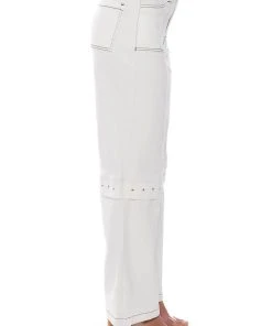 ADDY STUDDED HARDWARE RELAXED FIT JEANS 10 ADDY STUDDED HARDWARE RELAXED FIT JEANS -AKIRA pant-shop addy studded hardware relaxed fit jeans light blue denim 4 4