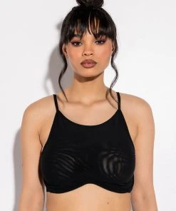 ADMIRE THE ARTWORK MESH UNDERWIRE BRALETTE