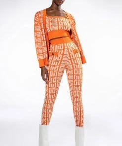 ALI SWEATER BRALETTE TOP 12 ALI SWEATER BRALETTE TOP -AKIRA pant-shop ali sweater bralette top orange multi 3 3