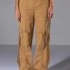 ALL IN A DAYS WORK HIGH RISE CARGO PANT 2 ALL IN A DAYS WORK HIGH RISE CARGO PANT -AKIRA pant-shop all in a days work high rise cargo pant light brown 1 1 c1