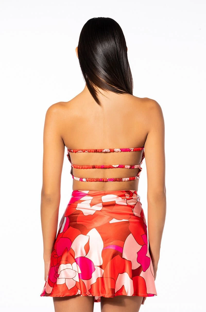 ALL ME PRINTED BANDEAU TOP - Image 6