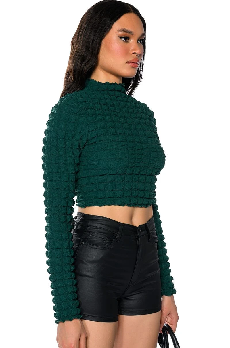 ANYTHING BUT BASIC TEXTURED LONG SLEEVE TOP 4 ANYTHING BUT BASIC TEXTURED LONG SLEEVE TOP - Image 2