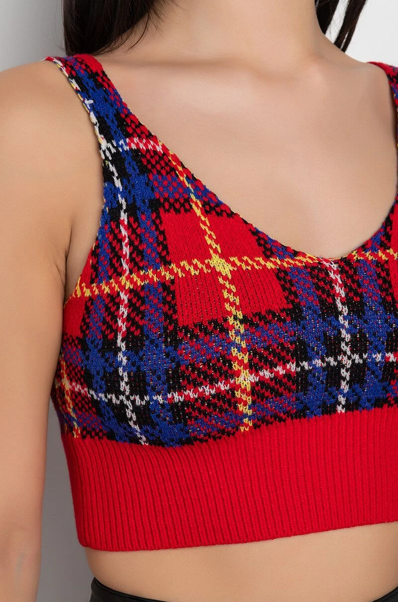 AS IF CROP KNIT BRALETTE - Image 7