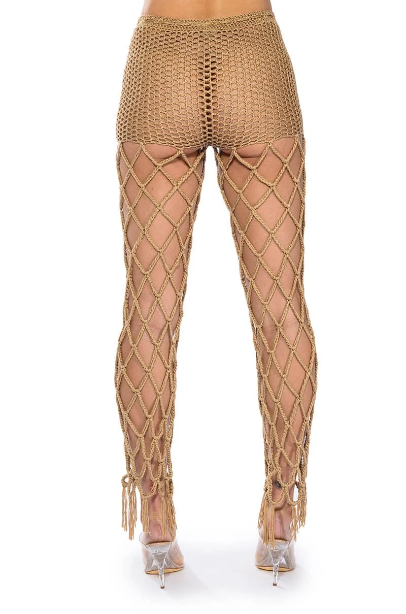 BEACHY KEEN KNIT CUTOUT PANTS - Image 2