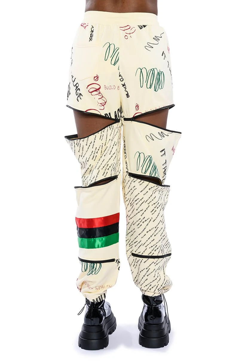 BLACK VILLAGE FOUNDATION ZIPPER DETAIL SWEATPANT - Image 10