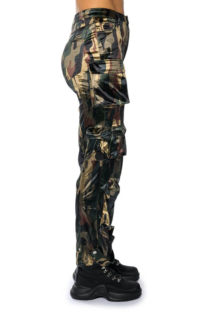 BONNE SOIREE CAMO CARGO PANTS - Image 5