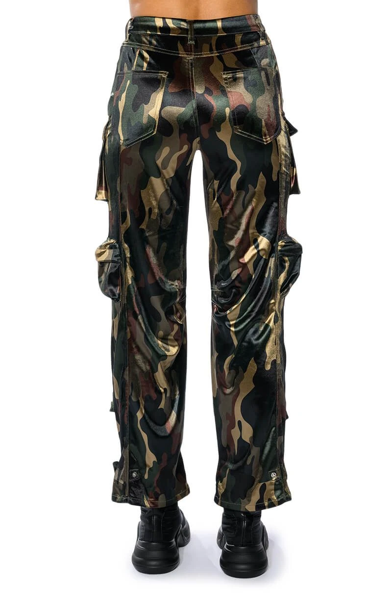 BONNE SOIREE CAMO CARGO PANTS - Image 6
