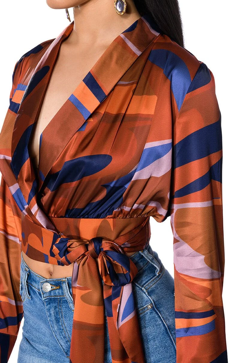 CASABLANCA SATIN PRINTED BLOUSE - Image 6