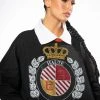 COLLEGIATE HAUTE ACADEMY COLLARED SWEATSHIRT
