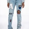 COLLEGIATE OUT OF YOUR LEAGUE HIGH RISE STRAIGHT LEG JEAN 1 COLLEGIATE OUT OF YOUR LEAGUE HIGH RISE STRAIGHT LEG JEAN -AKIRA pant-shop collegiate out of your league high rise straight leg jean medium blue denim 1 1 c1 c1 c1 c1 c1