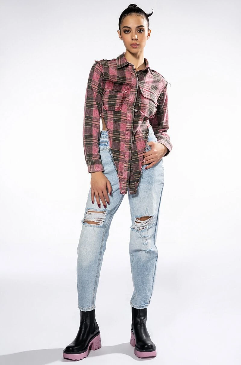 COOL AGAIN FLANNEL BLOUSE 4 COOL AGAIN FLANNEL BLOUSE - Image 2