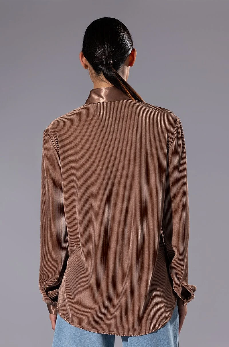 DAY TIME PLISSE BUTTON DOWN TOP 6 DAY TIME PLISSE BUTTON DOWN TOP - Image 4