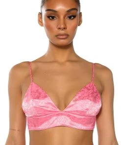 DAYDREAM SATIN FLORAL BRALETTE
