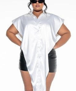 DESIRE MAXI BUTTON UP BLOUSE