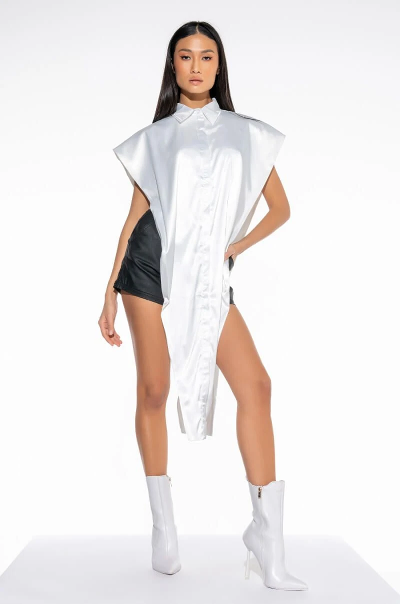 DESIRE MAXI BUTTON UP BLOUSE - Image 5