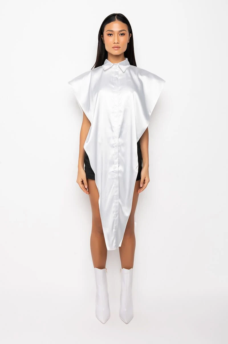 DESIRE MAXI BUTTON UP BLOUSE - Image 9