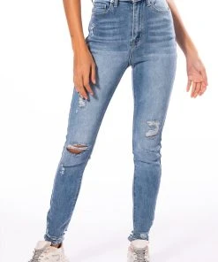 Alternative view of DETAILS MAKE PERFECTION HIGH RISE SKINNY JEANS