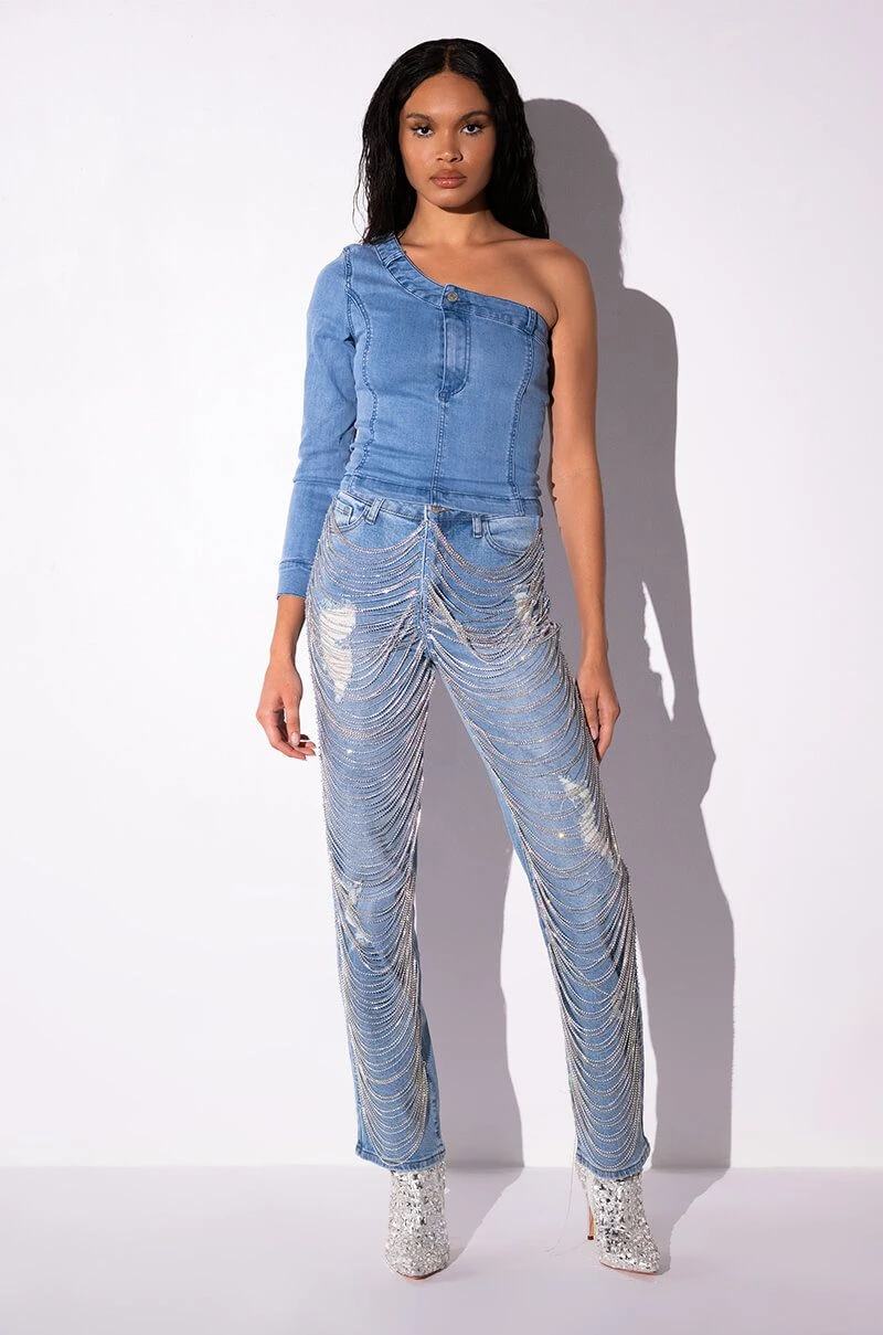 DIAMONDS ARE FOREVER STRAIGHT FIT JEANS 8 DIAMONDS ARE FOREVER STRAIGHT FIT JEANS - Image 6