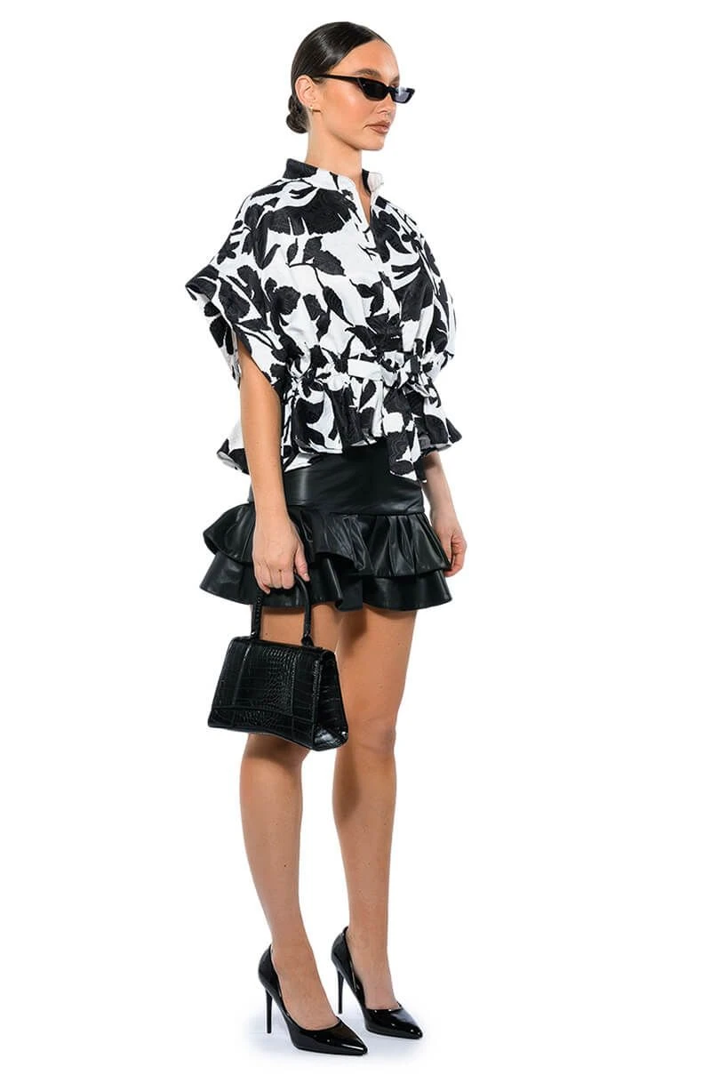 ELEGANZA TIE FRONT BLOUSE 5 ELEGANZA TIE FRONT BLOUSE - Image 3