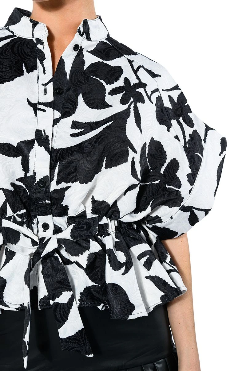 ELEGANZA TIE FRONT BLOUSE 8 ELEGANZA TIE FRONT BLOUSE - Image 6