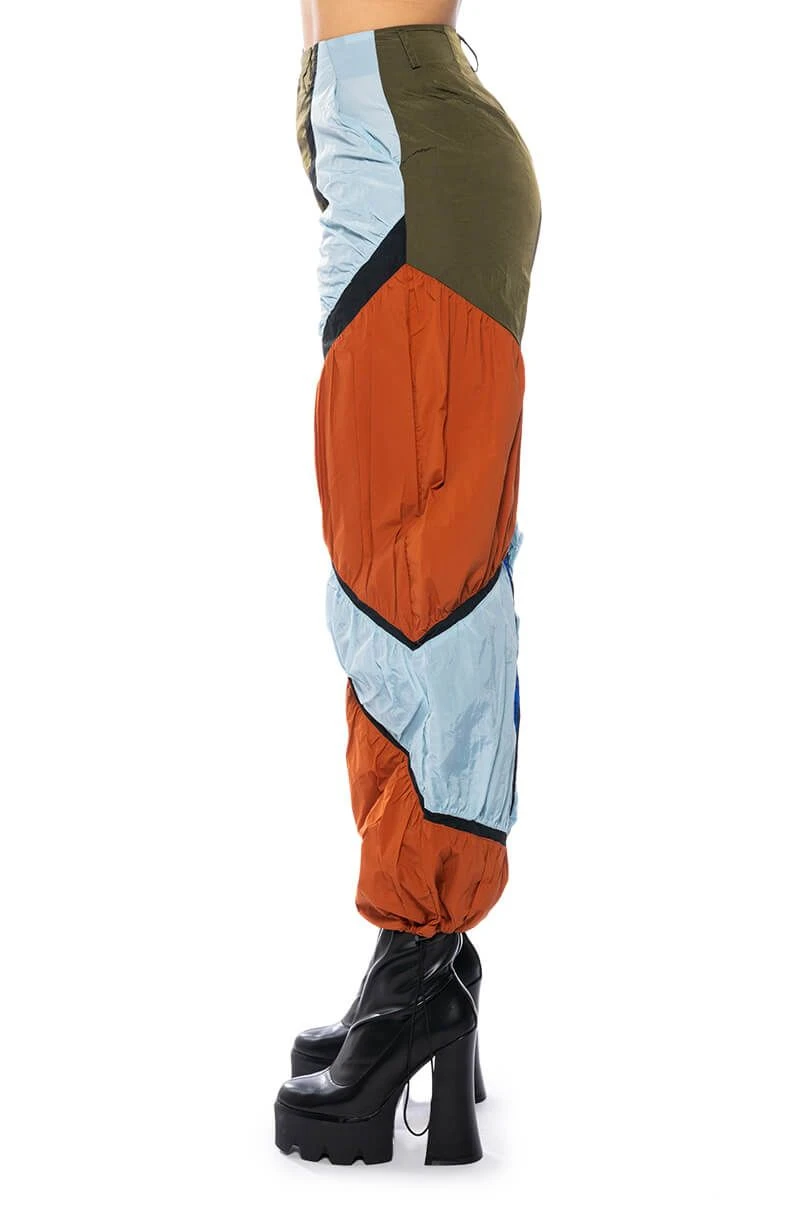 ENJOY THE RIDE MULTICOLORED RUCHED PANTS - Image 7