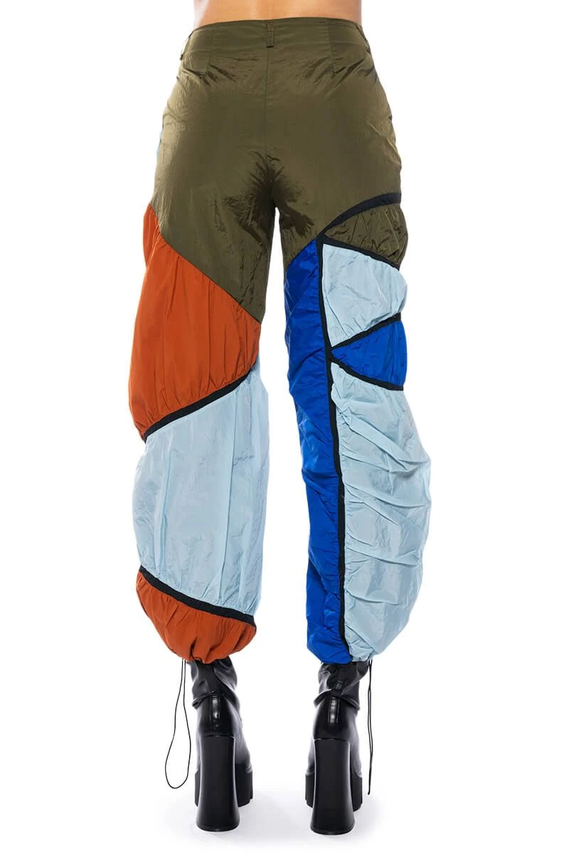 ENJOY THE RIDE MULTICOLORED RUCHED PANTS - Image 8