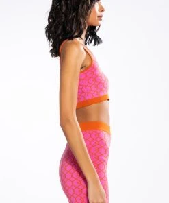 EVERYDAY KNIT BRALETTE 14 EVERYDAY KNIT BRALETTE -AKIRA pant-shop everyday knit bralette pink multi 5 5