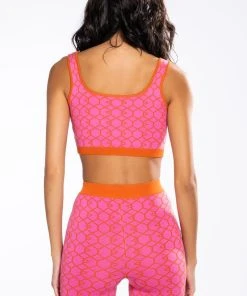EVERYDAY KNIT BRALETTE 15 EVERYDAY KNIT BRALETTE -AKIRA pant-shop everyday knit bralette pink multi 6 6