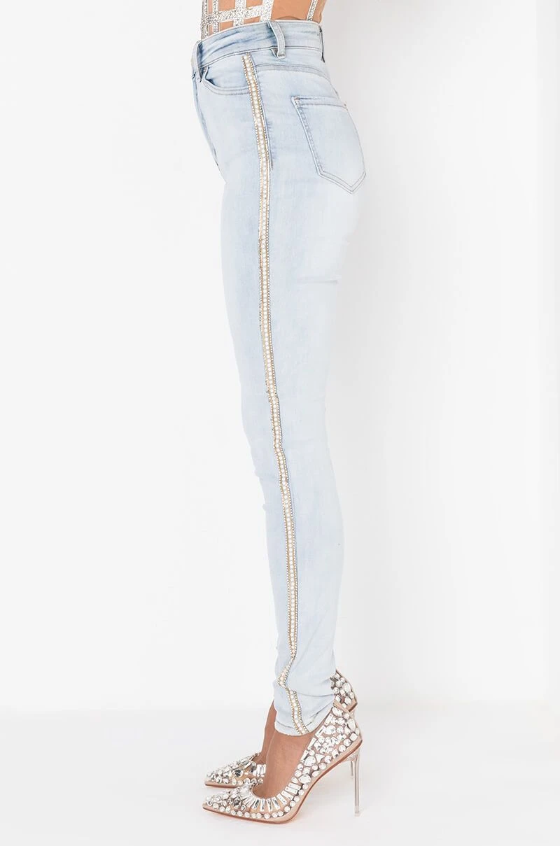 FLEX FIT EXTREME STRETCH HIGH WAIST PEARL SKINNY JEANS 4 FLEX FIT EXTREME STRETCH HIGH WAIST PEARL SKINNY JEANS - Image 2