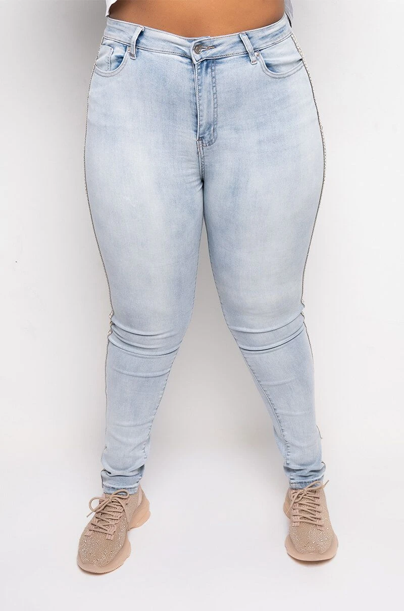 FLEX FIT EXTREME STRETCH HIGH WAIST PEARL SKINNY JEANS 10 FLEX FIT EXTREME STRETCH HIGH WAIST PEARL SKINNY JEANS - Image 8