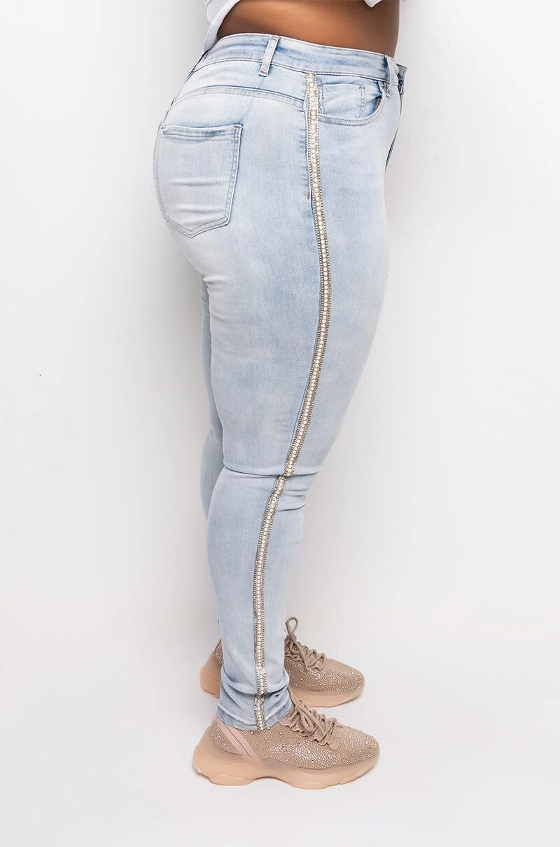 FLEX FIT EXTREME STRETCH HIGH WAIST PEARL SKINNY JEANS 11 FLEX FIT EXTREME STRETCH HIGH WAIST PEARL SKINNY JEANS - Image 9
