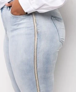 FLEX FIT EXTREME STRETCH HIGH WAIST PEARL SKINNY JEANS 24 FLEX FIT EXTREME STRETCH HIGH WAIST PEARL SKINNY JEANS -AKIRA pant-shop extreme stretch high waist pearl skinny jeans light blue denim 7 7 c1