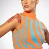 EYE OF THE TIGER SLEEVELESS SWEATER 2 EYE OF THE TIGER SLEEVELESS SWEATER -AKIRA pant-shop eye of the tiger sleeveless sweater orange multi 1 1
