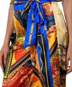 EZRA PRINTED TIE FRONT PALAZZO PANT 17 EZRA PRINTED TIE FRONT PALAZZO PANT -AKIRA pant-shop ezra printed tie front palazzo pant multi 8 8