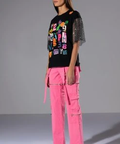 FEELS WIDE LEG CARGO PANT -AKIRA pant-shop feels wide leg cargo pant pink 6 6 c1