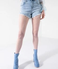 FLEX-FIT HIGH WAISTED SUPER STRETCHY DENIM SHORTS