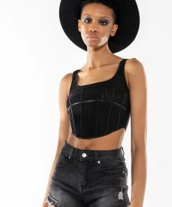 Alternative view of FLEX-FIT HIGH WAISTED SUPER STRETCHY DENIM SHORTS