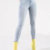 FLEX-FIT HIGH WAISTED SUPER STRETCHY SKINNY JEANS -AKIRA pant-shop flex fit high waisted super stretchy skinny jeans light blue denim 1 1