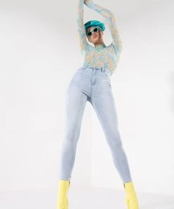 Alternative view of FLEX-FIT HIGH WAISTED SUPER STRETCHY SKINNY JEANS