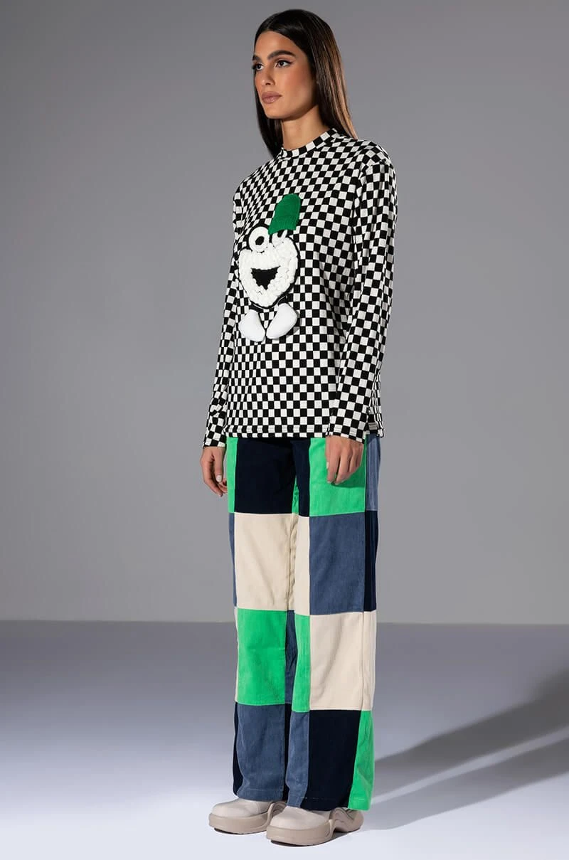 FUN TIMES CHECKERED TOP - Image 4