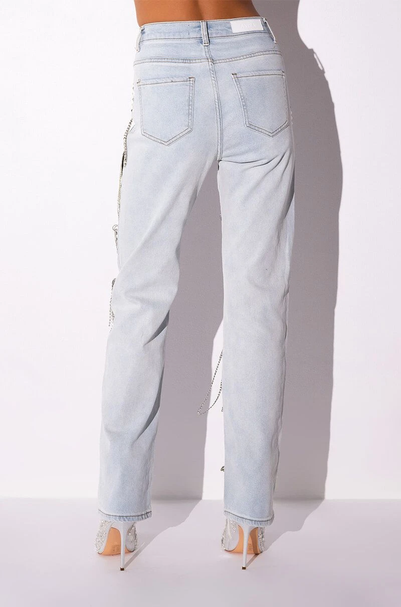 HOUDINI EMBELLISHED WIDE LEG JEAN - Image 13