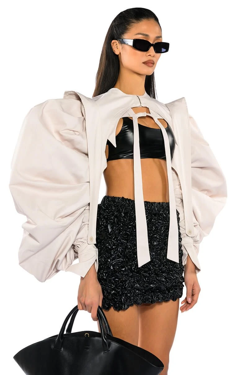 I DO IT ON THE DAILY DRAMA SLEEVE BOLERO - Image 2