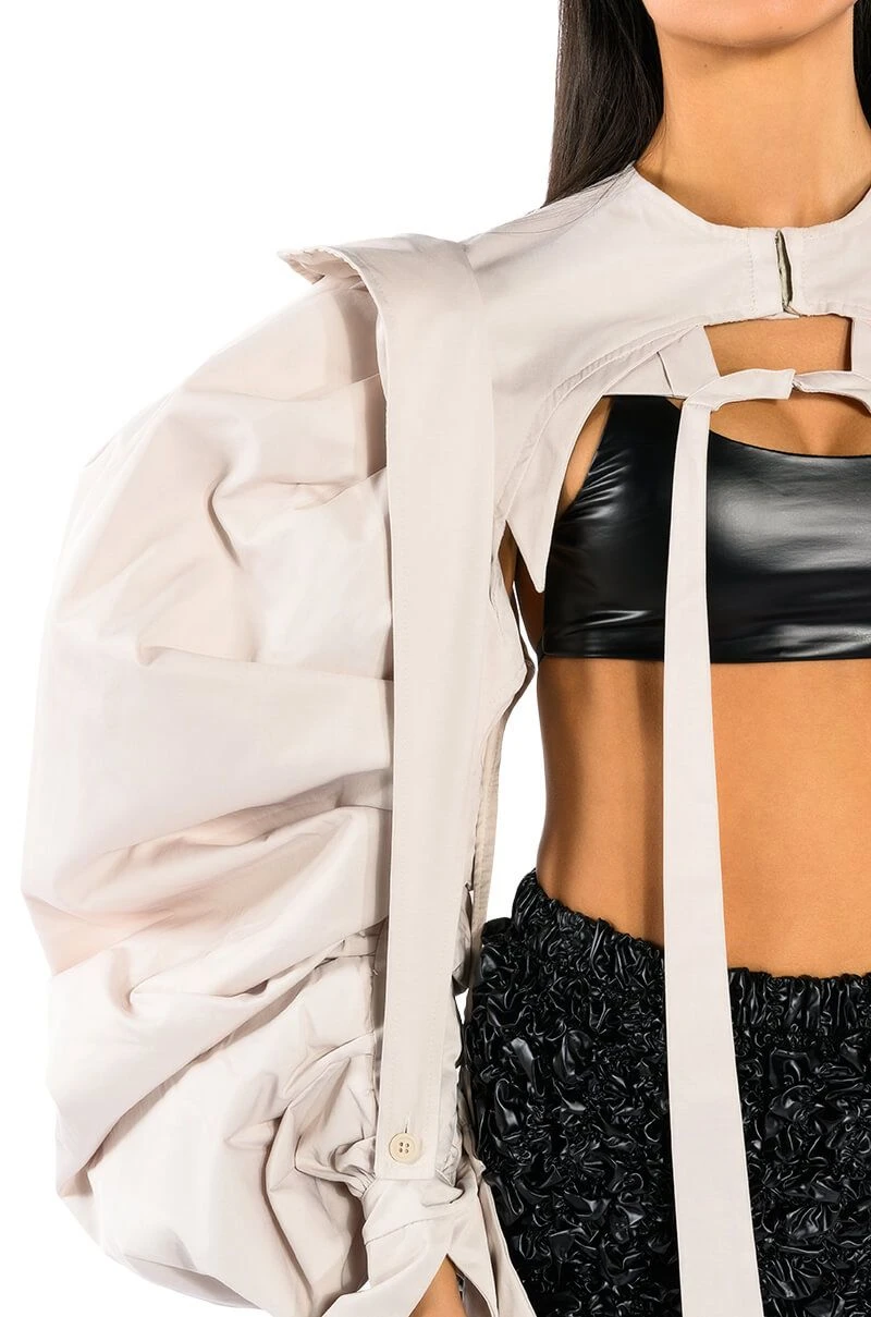 I DO IT ON THE DAILY DRAMA SLEEVE BOLERO - Image 7