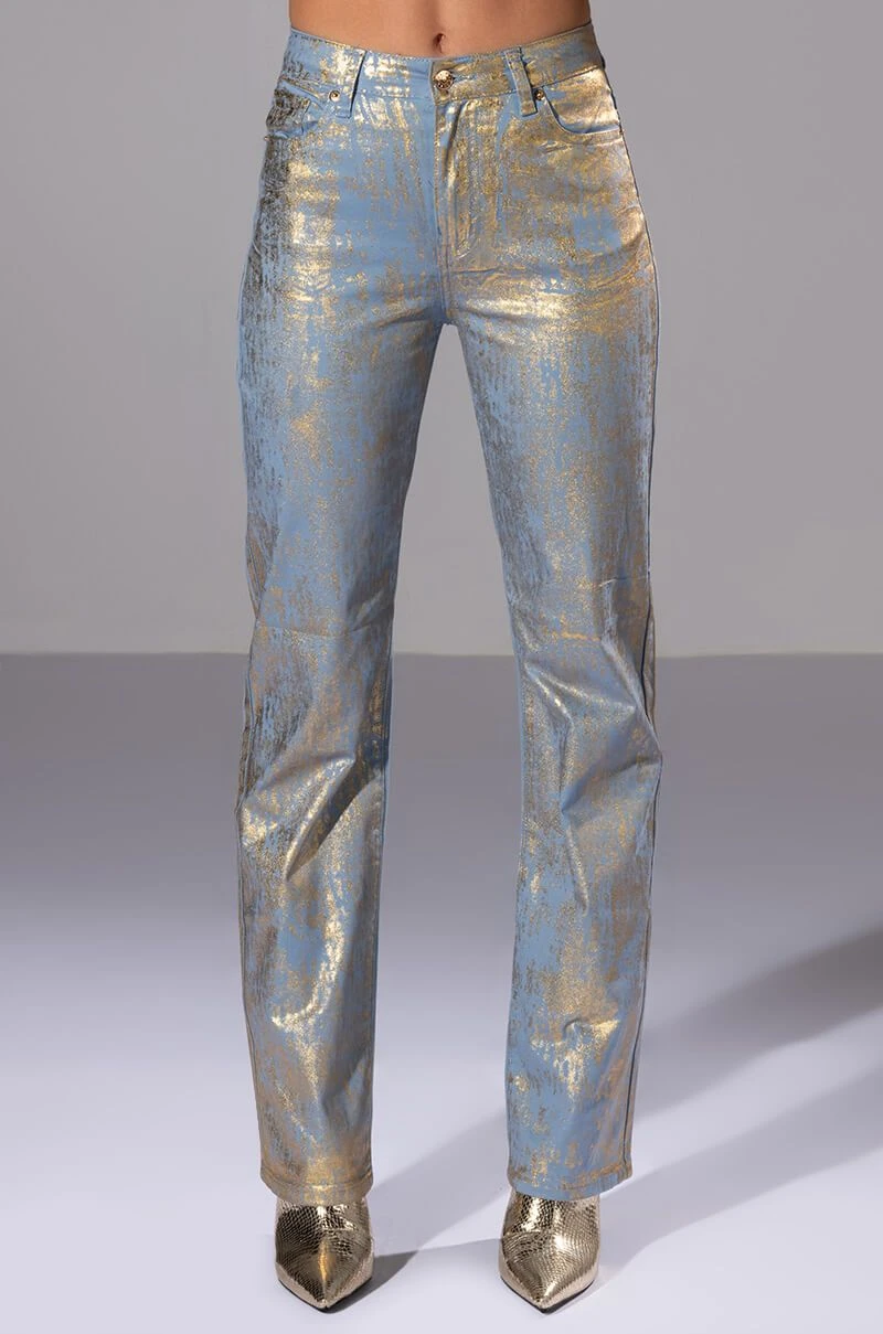 IN YOUR DREAMS METALLIC COATED PANT 5 IN YOUR DREAMS METALLIC COATED PANT - Image 3
