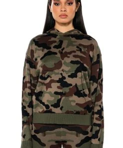 INCOGNITO MODE KNIT HOODIE