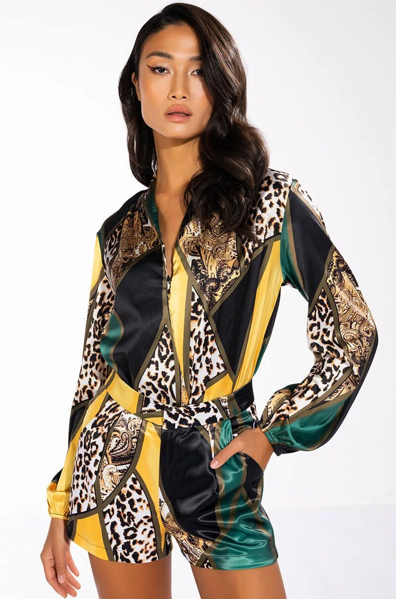 INTO THE WILD SATIN BODYSUIT 4 INTO THE WILD SATIN BODYSUIT - Image 2