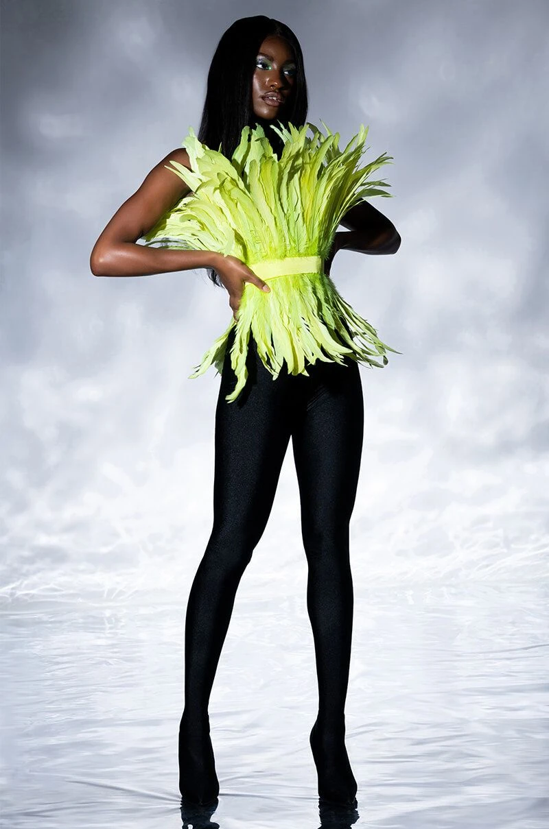 ISLA STATEMENT STRAPLESS FEATHER TOP 5 ISLA STATEMENT STRAPLESS FEATHER TOP - Image 3