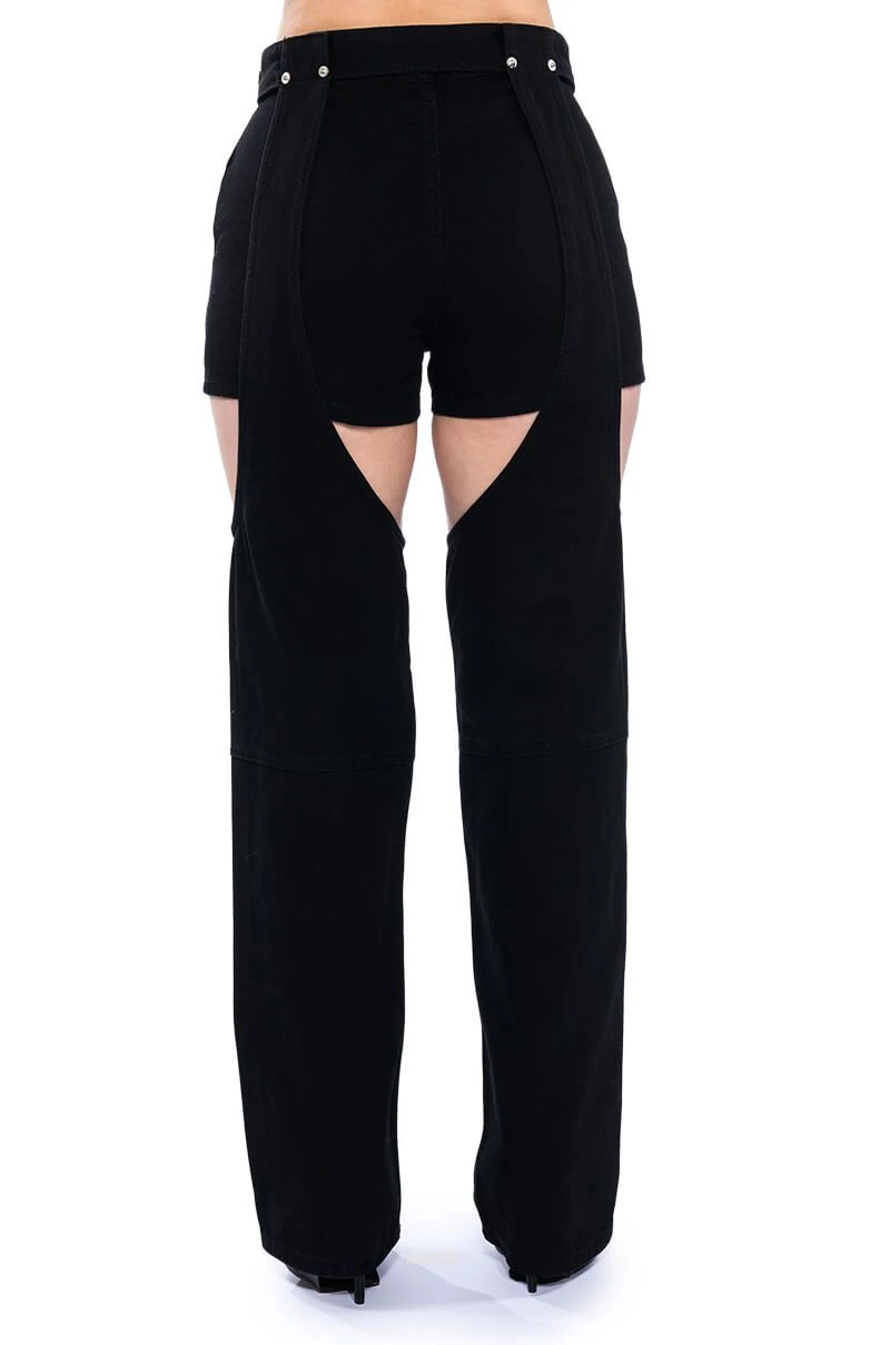 ITS A VIBE DENIM SHORT AND CHAPS JEAN - Image 7