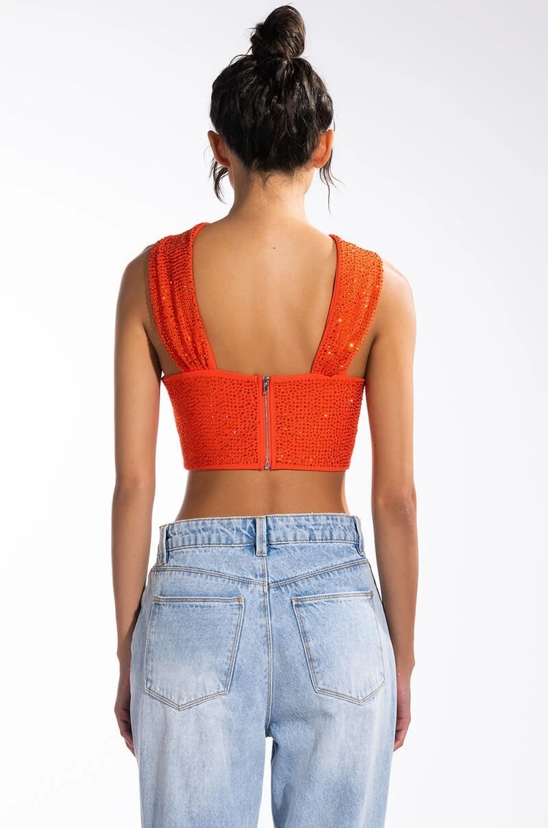 LADY LUCK EMBELLISHED CORSET BLOUSE 7 LADY LUCK EMBELLISHED CORSET BLOUSE - Image 5